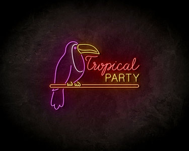Tropical party neon sign - LED neonsign