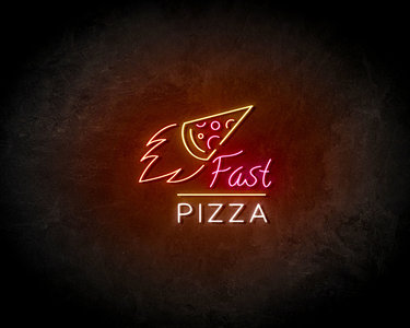 Fast pizza neon sign - LED neonsign