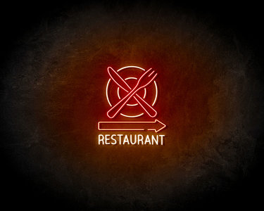 Restaurant rechts neon sign - LED neonsign