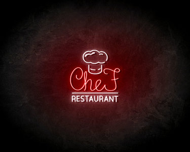 Chef's restaurant neon sign - LED neonsign