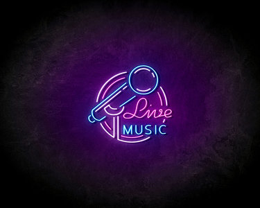 Live music neon sign - LED neonsign