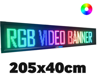 UltraPro LED video lichtkrant 205*40cm