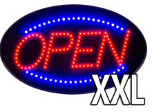 LED bord rond ' OPEN ' XXL 